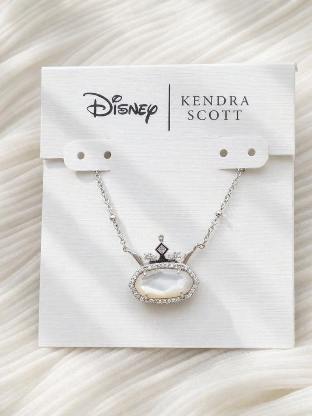 Kendra Scott Elisa Princess Silver Visionary Necklace